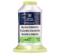 Coats & Clark Professional Machine Embroidery Thread, 3000 yds, White