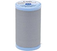 Coats Cotton Covered Quilting and Piecing Thread, 500-Yard, Nugrey, Acrylic, Multicolour, 5.84x3.12x3.3 cm