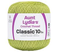 Coats Crochet 154-397 Aunt Lydia's Crochet, Cotton Classic Size 10, Wasabi