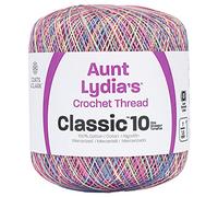 Coats Crochet 154-465 Aunt Lydia's Crochet, Cotton Classic Size 10, Pastels