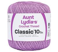 Coats Crochet Aunt Lydia's Crochet, Cotton Classic Size 10, Wood Violet (154-495)