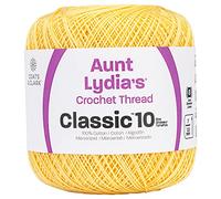 Coats Crochet Classic Crochet Thread, 1 Pack, Maize, 1050 Foot