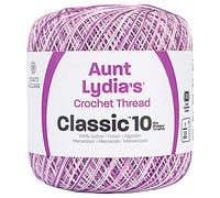 Coats Crochet Classic Crochet Thread, 1 Pack, Shades of Purple, 1050 Foot