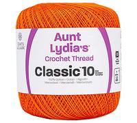 Coats Crochet Classic Crochet Thread, Pumpkin, 1050 Foot