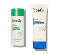 Coats Healthy Skin Heroes 2-Step Bundle - Gentle Toning Milk 125 ml + Triple Moisture Water Cream 75 ml - Toner + Moisturizer Prevents Breakouts & Protects Skin Barrier, for Women & Men