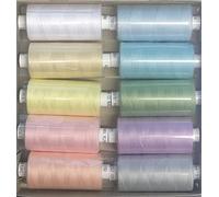 Coats Moon Light Mix Assorted Sewing Thread - Set of 10 reels