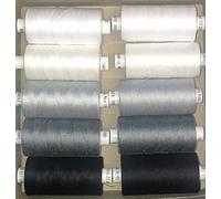 Coats Moon Monochrome Sewing Thread - Box of 10 reels