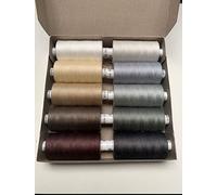 Coats Moon Neutral Mix Sewing Thread - Set of 10 reels
