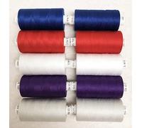 Coats Moon Queen's Platinum Jubilee Mix Sewing Thread - Set of 10 reels