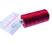Coats Moon Sewing Thread Spun Polyester 1000m in Red