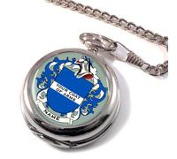 Coats of Arms Family Crests Pocket Watch (Optional Engraving)