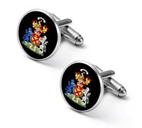 Coats of Arms of Henry Bruce Mens Classic Cufflinks Custom Shirt Cuff Links Jewelry Accessories for Business Wedding 0.7" 0.8"