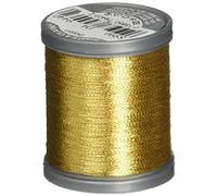Coats: Thread & Zippers Metallic Thread, 125-Yard, Gold
