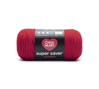 Coats Yarn Acrylic Blend Heart Super Saver Yarn-Cherry Red