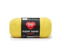 Coats Yarn Acrylic Blend Red Heart Super Saver Yarn-Bright Yellow