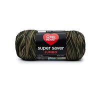 Coats Yarn Acrylic Blend Red Heart Super Saver Yarn-Camouflage