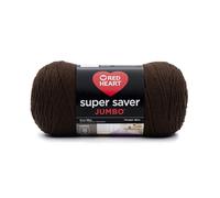 Coats Yarn Acrylic Blend Red Heart Super Saver Yarn-Coffee