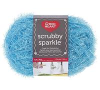 Coats Yarn E851.8506 Red Heart Scrubby Sparkle Yarn, Multi-Colour
