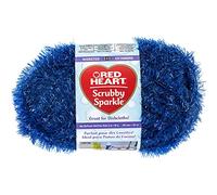 Coats Yarn E851.8830 Red Heart Scrubby Sparkle Yarn, Multi-Colour