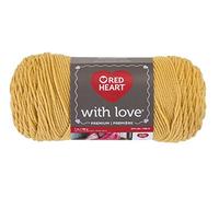 Coats Yarn Red Heart with Love Yarn-Cornsilk, Other, Multicoloured, 9.62 x 24.86 x 9.62 cm