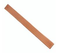 Coavoo 1Pcs Flat Copper Bar Stock Copper Busbar 3mm x 30mm x 300mm(0.12" x 1.18" x 11.82")99.99% Pure Cu for DIY Metalworking Electrical, and Industrial