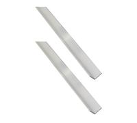 Coavoo 2Pcs 90 Deg Aluminium Angle Trim 40x40x2mm,Length 1000mm