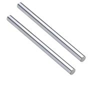 Coavoo 2Pcs linear Motion Rod Straight Round Shaft 10mm x 300mm Diameter:10mm Chrome Rod Metal Rod for CNC and 3D with Good Tolerance