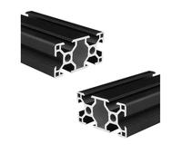 Coavoo 3060 Aluminium Extrusion 400mm Length T Slot Black, （2Pcs / Pack） Aluminium Profile 30mm x 60mm 30 Series European Standard Anodized Frame for 3D Printer Parts and CNC