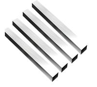Coavoo HSS Lathe Tool Bits Bar 2mm x 2mm x 200mm High Speed Steel Square Rectangular Fly Cutter Mill Blank Lathe Turning Tool Blanks, 4Pcs for Making Knife Cutting Craft DIY