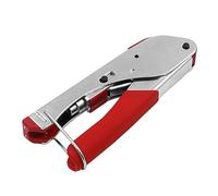 Coax Cable Crimper Tool for RG6 RG59 Coaxial Compression Fitting Wire Stripper F-Head Crimping Pliers F Compression Connectors Cable Crimping