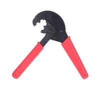 Coax Crimping Tool | 0.1in 0.359in 0.406in Hex Crimper for F 59/6 / 11 | Alloy Steel Cable Crimper with Ergonomic Grip