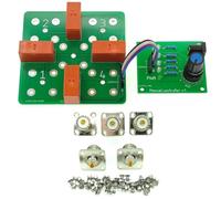 Coax Remote Antenna Switch with Controller SO-239 with Coax and Remote size 90 * 90mm crafted from Metal suitable for daily operations simple maintenance and comfortable (D)