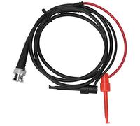 Coaxial Cable BNC to BNC Crocodile Chip Test Hook Kit Dual Test Hook Clip Test Leads Probe for Vehicle Maintenance Oscilloscope Electrical Testing