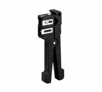 Coaxial Cable Stripper, 45-165 Fiber Transverse Tube Stripper Professional Fiber Optic Stripping Tool for CATV Networking Repair, Black