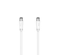 Coaxial Tv Antenna Cable Hama 00205047 White 5 M NEW