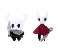 CoAxis The Knight Plush 2PCs, Hollow Figure & Hornet/Grimm/Ghost Figure Plush, 28cm/11in Hollow Knight Soft&Cute Stuffed Toy for Kids & Collectors (Knight and Hornet)