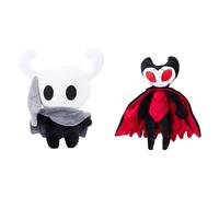 CoAxis The Knight Plush 2PCs, Hollow Figure & Hornet/Grimm/Ghost Figure Plush, 28cm/11in Hollow Knight Soft&Cute Stuffed Toy for Kids & Collectors (Knight and Grimm)