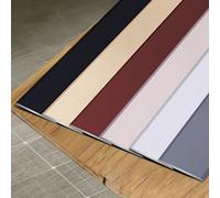 Coayuou Aluminium Rail, 90 cm x 3 Pieces, Transition Profile, Wide Door End Strips, Protection Against Wear, Cover Strip for Indoor Spaces, Durable, Ideal for DIY Enthusiasts (Purple Gold, 12 mm)