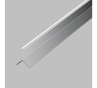 Coayuou Aluminium Tile End Strip, 100 cm x 3 Pieces, Corner Protection for Wall & Curves, Suitable for 5-14 mm Tiles, Decorative Edge Strip for Bathroom and Kitchen (Silver, 9 mm)