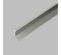 Coayuou Aluminium Tile End Strip, 100 cm x 3 Pieces, Corner Protection for Wall & Curves, Suitable for 5-14 mm Tiles, Decorative Edge Strip for Bathroom and Kitchen (Grey, 9 mm)