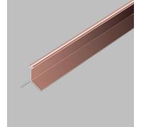 Coayuou Aluminium Tile End Strip, 100 cm x 3 Pieces, Corner Protection for Wall & Curves, Suitable for 5-14 mm Tiles, Decorative Edge Strip for Bathroom and Kitchen (Rose Gold, 9 mm)
