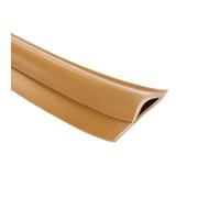 Coayuou Carpet Strips, Length 2/5/10 m, Edge Strips, Self-Adhesive, PVC Material, Flexible Transition Strips, Easy to Install, Ideal for the Care of Carpet Edges (Dark Beige, 10 m)