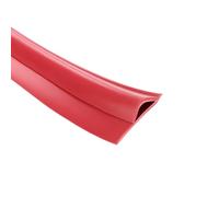 Coayuou Carpet Strips, Length 2/5/10 m, Edge Strips, Self-Adhesive, PVC Material, Flexible Transition Strips, Easy to Install, Ideal for the Care of Carpet Edges (Red, 10 m)