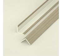 Coayuou Corner Protector 100cm* 3 Pcs Tile Edge Trim PVC Wall Protector Easy-to-Fit To Prevent Damage For Wall & Floor Protection In Homes, Offices & Commercial Spaces(Style 16,20mm)