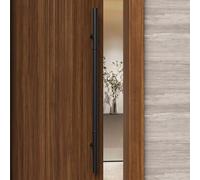 Coayuou Door Handle Set Front Door 1 Pair Door Knobs Stainless Steel Straight Bar Handle Bumper Handle Length 600/800/1000/1200/1500 mm for Gates Doors Ideal for Indoor and Outdoor Use (Style 5,1500