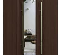 Coayuou Door Handle Set Front Door 1 Pair Door Knobs Stainless Steel Straight Bar Handle Bumper Handle Length 600/800/1000/1200/1500 mm for Gates Doors Ideal for Indoor and Outdoor Use (Style 3,600 mm