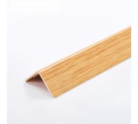 Coayuou Edge Protector Strip 100cm* 3 Pcs Corner Beading PVC Corner Protectors Easy-to-Fit To Prevent Damage For Wall & Floor Protection In Homes, Offices & Commercial Spaces(White Oak,25mm)