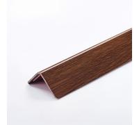 Coayuou Edge Protector Strip 100cm* 3 Pcs Corner Beading PVC Corner Protectors Easy-to-Fit To Prevent Damage For Wall & Floor Protection In Homes, Offices & Commercial Spaces(Black Walnut,25mm)