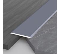 Coayuou End Profile 90 cm x 3 Pieces Transition Strips Laminate Angle Strip Kitchen Worktop Easy Care Door Threshold Strip Stable Connection Between Various Surfaces (Grey, 20 mm)