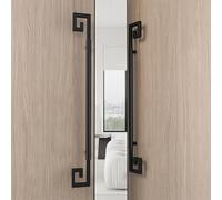 Coayuou Handle Strip Stainless Steel Door Handle Single Sided 1 Pair Length 600/800/1200/1500 mm Front Door Handle Knob Door Fitting Set Robust Bumper Handle Solution for Long-Lasting Use (Option